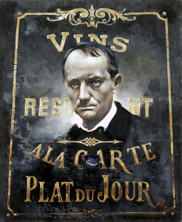 Baudelaire, oil on canvas 24inX18in