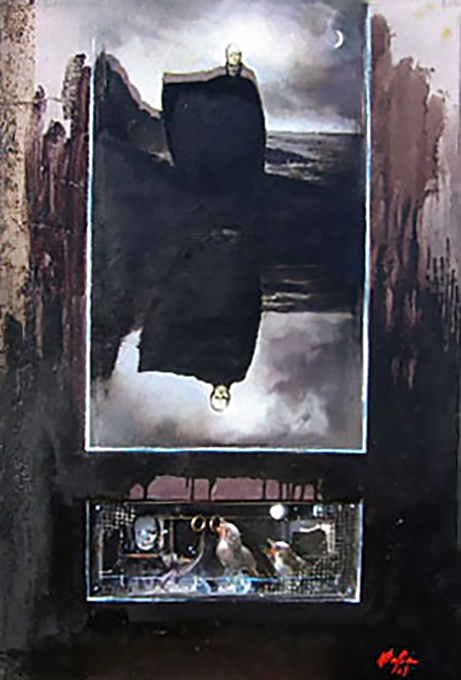 Bergman, oil on canvas 36inX24in